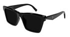 Authentic SAINT LAURENT Sunglasses SL M104/F - 002 Black w/Black Lens 58mm *NEW*