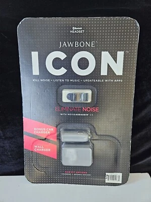 NEW Jawbone ICON Bluetooth Headset w/ Noise Assassin 2.5 - FACTORY SEALED - Image 1 of 2