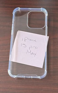 iPhone 15 pro max clear back case - Photo 1 sur 2