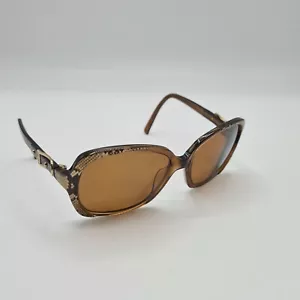Jimmy Choo Italy Lela/s Brown Snake Square Eyeglasses Sunglasses Frame Only - Picture 1 of 8