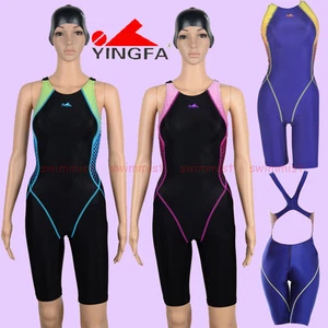 YINGFA 943 WOMEN'S COMPETITION TRAINING RACING KNEESKIN SWIMWEAR SWIMSUIT ALL SZ - Picture 1 of 5