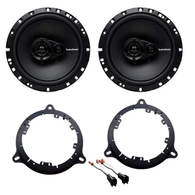 Rockford Fosgate 6-1/2" Front door car speakers & install kit for Select Nissan - Image 1 of 4