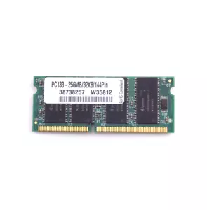 QIMONDA 256MB PC133 SODIMM 144pin 32X8 38738257 - Picture 1 of 2