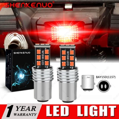 BOMBILLA DE LUZ TRASERA LED 2 PIEZAS para Kawasaki ATV KFX90 KFX50 92069-Y001 Vendedor de EE. UU. Foto 1 de 4