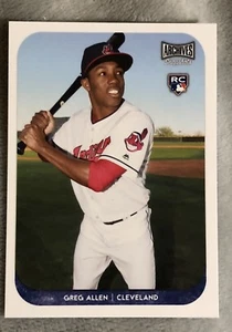 2018 Topps Archives Snapshots GREG ALLEN AS-GA RC Cleveland Indians Rookie - Picture 1 of 2