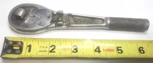 VINTAGE 1930'S CRAFTSMAN TOOLS BE SERIES 3/8" DR RATCHET  FORGED USA - Picture 1 of 9