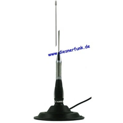 Albrecht ML 130 CB Magnet Antenne 5/8 Lambda 200Watt 115cm PL Magnetfuß 6330