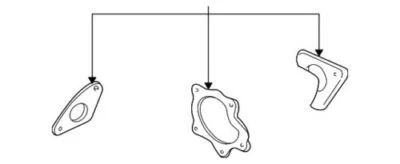 Junta de bomba de agua genuina GM 1997-2001 Oldsmobile Pontiac Grand Am GLS 24574155 Foto 1 de 2