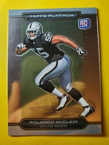 ROLANDO McCLAIN - NOVATO A RADIOCONTROL #98 OAKLAND RAIDERS - ALABAMA - 2010 TOPPS PLATINUM - Imagen 1 de 3