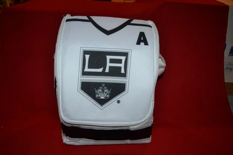 Drew Doughty #8 LA Kings Jersey Insulated Zipped Lunch Bag Color: White New! Cover