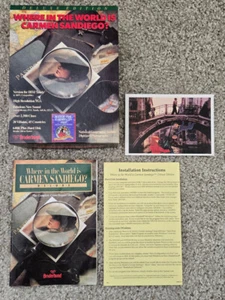 #0070 Where in the World is Carmen Sandiego Big Box Deluxe PC Spiel --NUR VERPACKUNG-- - Bild 1 von 1
