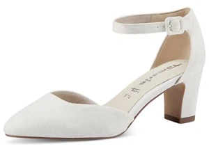 Tamaris Spangenpumps mit ANTIshokk-Absatz, Gr. 37 , Lederimitat