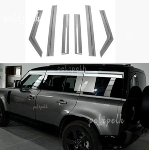 For Defender 110 2020-2024 Aluminum Window Wind Visors Rain Guard Vent Deflector - Picture 1 of 9
