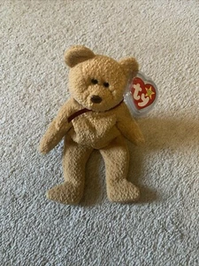 Ty Beanie Baby Curly the Brown Bear 1996 RARE Retired Collectable TY8 - Bild 1 von 6