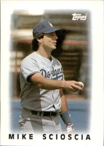 1986 Topps Major League Leaders Minis #46 Mike Scioscia Baseball Card - Picture 1 of 2
