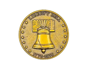 VINTAGE GEDENKMÜNZE BICENTENNIAL CHALLENGE MEDAILLON LIBERTY BELL 1976 SCHÖN - Bild 1 von 2