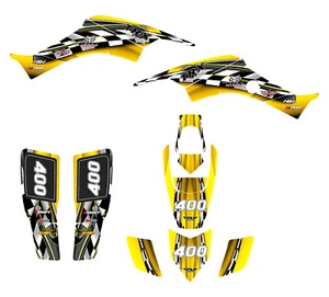 Graphics kit for Honda TRX 400 EX 1999 - 2007 400EX stickers #2500 yellow - Bild 1 von 2