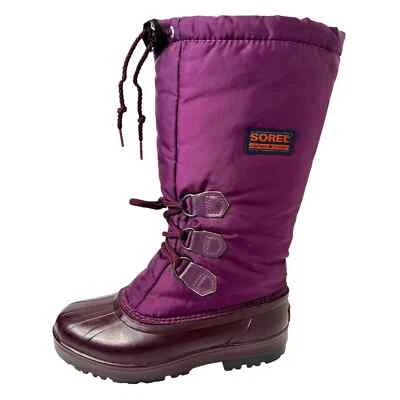 SOREL Snow Boots Insulated Winter Boots in Purple Size 6 - Изображение 1 из 4