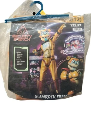 Conjunto de disfraces Five Nights at Freddy's para niños Glamrock Freddy, talla grande (10/12) Foto 1 de 4