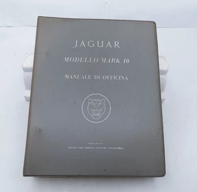 Manuale officina Jaguar Mark 10 Mk10 3.8 litri originale in Inglese no copia '62 - Immagine 1 di 4