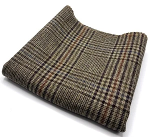 Multicolour Wool Fabric Check Remnant Wool Cushions Patchwork 3.0m x 50cm 400g - Picture 1 of 5