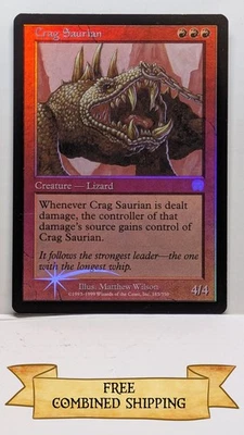 Crag Saurian Mercadian Masques Foil - Image 1 of 2