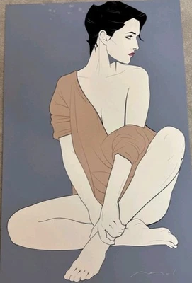 Serigrafia Patrick Nagel “Comemorativa #4” ©️1984 Dumas - Imagem 1 de 3