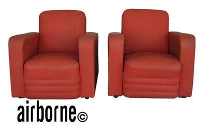 Fauteuils Marcel Gascoin pour Airborne années 1950 (paire) - Photo 1/4