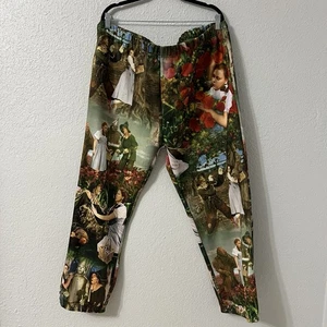 Dolls Kill x Wizard Of Oz Women's Poppy Graphic Printed Sweatpants Size 3X - Picture 1 of 10