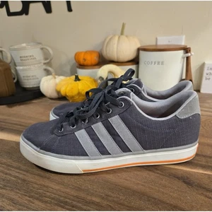 Adidas Neo Para hombres Gris Oscuro Lona Parte Superior Baja Tenis Informales Zapatos con Cordones Talla 8.5 - Imagen 1 de 9
