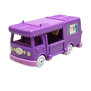 VINTAGE POLLY POCKET 1994 STABLE ON THE GO PURPLE VAN/HORSE TRAILOR RV BLUEBIRD - Picture 1 of 6
