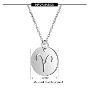 Elegant Pearl Chain Necklace Featuring Twelve Constellations for Fashion Lovers - Picture 1 of 36
