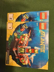 Lego 8077 Atlantis Exploration HQ Instruction Manual Books 1 and 2 ONLY  - Picture 1 of 1