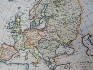 Europa Osmanisches Reich Groß Polen 1795 Cadell & Davies handfarbige gravierte Karte - Bild 1 von 4