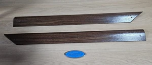FORD ESCORT CORTINA GRANADA WOOD DOOR TOP TRIMS PAIR GENUINE NEW OLD STOCK RARE - Picture 1 of 10