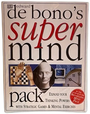 Edward de Bono Super Mind Pack 1998 DK Publishing Strategic Games New - Image 1 of 4