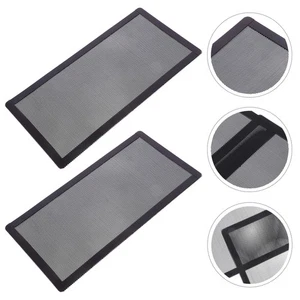 2 Pcs Schutzabdeckung Des Staubsicheren Mesh -Lüfters Computerlüftergitter - Bild 1 von 12