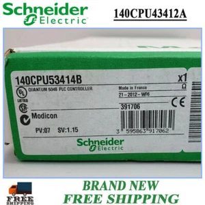 Schneider 140CPU43412A New Schneider Electric 140 CPU 43412A Free Shipping - Picture 1 of 9