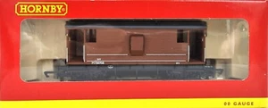 Hornby R6145 BR (ex LMS) 20 Ton Brake Van Wagon M730708 in BR Bauxite Livery - Picture 1 of 3