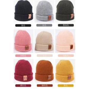 Baby Knitted Cap Winter Wool All Match Parent-Child Money Knitted Cap Autumn - Picture 1 of 18