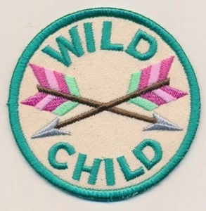 Wild Child Embroidered Patch - available in 2 sizes - Picture 1 of 1