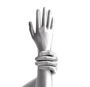 AMORESY Women's Sexy Glossy Gloves Stretch Cosplay Sunscreen Five Finger Mittens - Picture 1 of 45