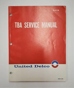 1964 United Delco TBA service manual 60A-200 - Imagen 1 de 3