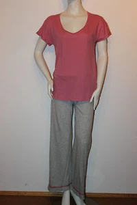 Triumph Pyjama "Mix & Match SS 14 PK" Loungewear Gr.38 Indian Rose sehr bequem - Picture 1 of 12
