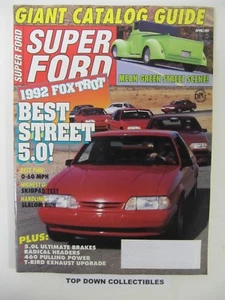 Super Ford Magazine April 1992 Jim Richards Green Phantom Phord - Imagen 1 de 2