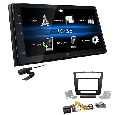 JVC Autoradio Touchscreen Bluetooth für BMW 1er automatische Klima mit Canbus - Bild 1 von 4