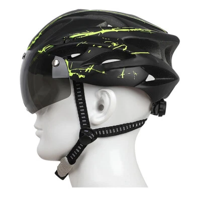 Cycling helmet Men & Women Mountain Road Bike Bicycle Helmets With Goggles Visor - Image 1 of 4