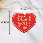 100pcs Heart Shaped Thanks Card Hanging Decoration Gift Labels  Wedding