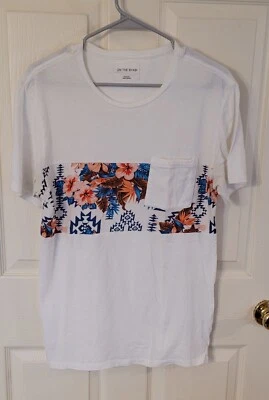 Camiseta On The Byas Hombre Bolsillo Floral Azteca Talla M Foto 1 de 4