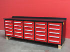 Steelman 25-Drawer 10FT Steel Work Bench Tool Cabinet Shop Box bidadoo -New